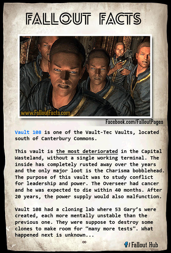 GARY! GARY! GARY! vault 108 gary