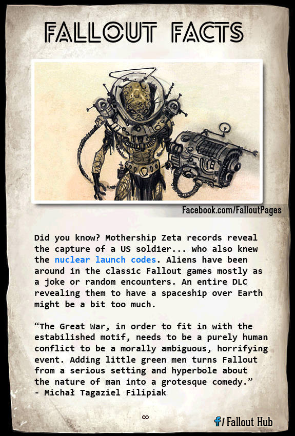 Did aliens start the Great War ? fallout aliens started the war